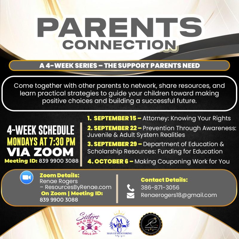 Life Skills Academy, Resources by Renae